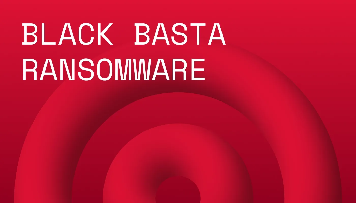 Cover image saying Black Basta ransomware