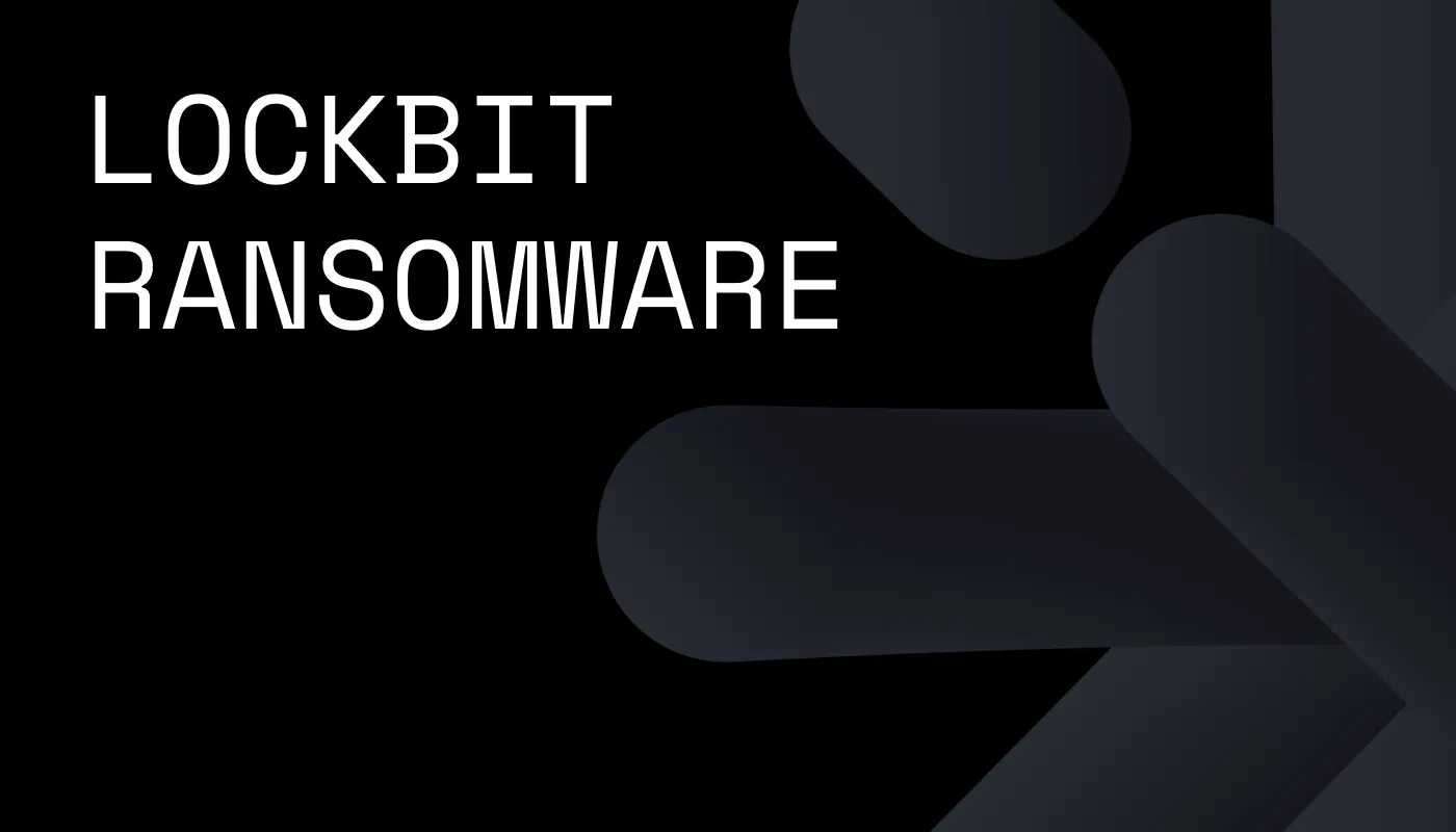 A blog cover for an article about LockBit ransomware